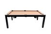 NORTH Essence Pooltafel/Eettafel Zwart/Eik 7FT miniatuur