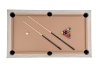 NORTH Essence Pooltafel/Eettafel Zwart/Eik 7FT miniatuur