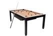 NORTH Essence Pooltafel/Eettafel Zwart/Eik 7FT miniatuur