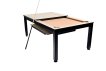 NORTH Essence Pooltafel/Eettafel Zwart/Eik 7FT miniatuur
