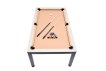 NORTH Essence Pooltafel/Eettafel Zwart/Eik 7FT miniatuur
