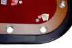 NORTH Foldy Pokertafel Rood 10 Personen miniatuur