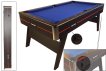 TopTable Magiq Pooltafel Zwart/Blauw 6,5FT miniatuur
