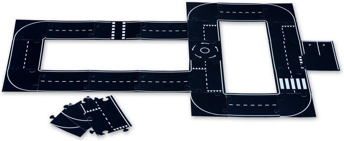 Bs Toys Speelset Weg & Wagens