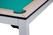 NORTH Essence Pooltafel/Eettafel Wit/Eik 7FT miniatuur