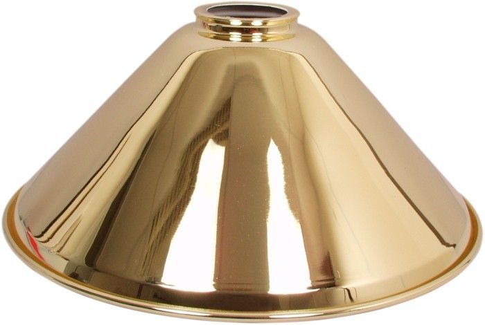 Losse kap biljartlamp 37 cm, messing