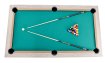 NORTH Essence Pooltafel/Eettafel Wit/Eik 7FT miniatuur