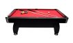 NORTH Gardone Pooltafel Zwart/Rood 8FT miniatuur