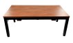 NORTH Essence Pooltafel/Eettafel Zwart/Walnut 7FT miniatuur